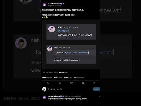 New Crypto Phishing Scam - BEWARE ⚠️